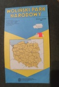 Woliński Park Narodowymapa 