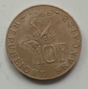 Francja  - 10 franków  - 1988r. 