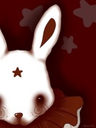 Plakat A3 cyrkowy królik -circus rabbit-