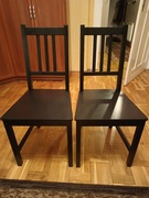 czarne krzesła Stefan ikea nowe /zakup 28.12.23/