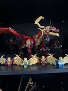 Lego Ninjago złota forma smoka komplet ninja 4 figurki