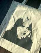 orba bawełniana torebka tote bag cotton bawełna beżowa billie eilish 