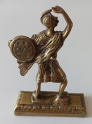 duża figurka Spartanina Spartanin mosiądz 13,3 cm 500 g do