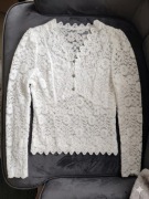 Elegancka koszula koronkowa  M