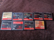 SanDisk extreme extreme pro 9x mix Compactflash cf uszkodzone 16 64 128