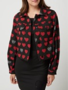 Love Moschino kurtka żakiet ze wzorem w serca r IT 40 EU 34