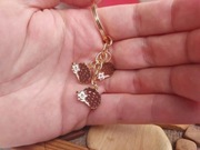 Brelok 3 urocze jeżyki, na prezent, cute sweet, rzerzu, do kluczy