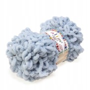 Alize puffy fine kolor 500 jasny szary