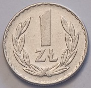 1 zł złoty 1975 r.  bzm 