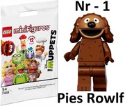Lego minifigures seria muppety muppets figurka pies Rolf the dog  71033 1