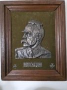 Stara plakieta konturowa Józef Piłsudski,popiersie,rzeźba F.Robakowski 1922