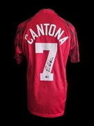 ! AUTOGRAF Eric CANTONA koszulka z autografem Certyf MANCHESTER UNITED