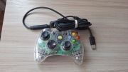Kontroler Pad przewodowy przezroczysty pdp afterglow do xbox 360 pc sprawny