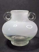 Jaś kultowy wazon Słuczan-Orkusz Huta Szkła Tarnowiec szkło opalowe 