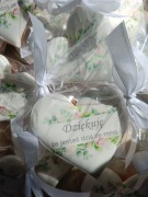 I KOMUNIA ŚWIĘTA PODZIEKOWANIE DLA GOŚCI PIERNICZEK CIASTECZKO SERCE 6CM