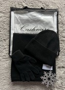 Zestaw z rękawiczkami 50%wełny i 50%kaszmiru