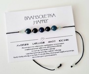 Bransoletka apatyt noc kairu lapis lazuri Awenturyn 