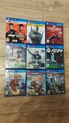 Zestaw 9 gier PS4 gry PlayStation 4 