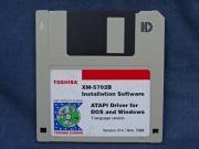 Dyskietka 3,5" 2HD 1,44 MB używana kolor SZARY