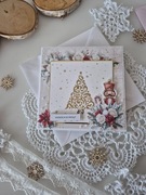 Kartka świąteczna hand made Święta Bożego Narodzenia koperta