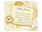 NAKLEJKI NA WÓDKĘ WESELNĄ etykiety na alkohol 50 sztuk