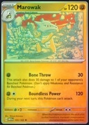 Pokémon TCG Marowak (MEW 105) Holo