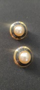 Klipsy vintage emalia 