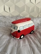 Skarobnka Samochód Volkswagen Ogórek Porcelna Vintage