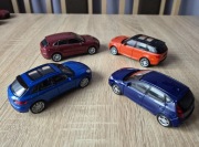 Cztery modele Hundai, Land Rover, Porsche  Welly skala 1:34 