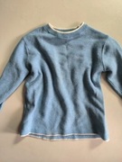 NIEBIESKI SWETER BASIC ZARA BAWEŁNA R.98