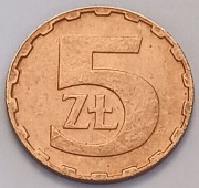 5 zł złotych 1986 r.  ładna