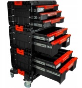 SKRZYNKA NARZĘDZIOWA QBRICK PRO Workshop SET drawe