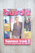 Burda 09/98 Moda. Wykroje. Kurs szycia kamizelki i bluzki, robótki.