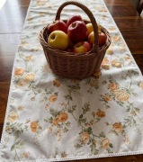 Pracownia Wierzbowisko bieżnik Róże Retro polska bawełna 70x105 cm