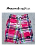 Abercrombie & Fitch męskie krótkie spodenki w kratkę S plażowe 
