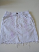 Subdued spódnica mini biała z różowym cieniem r XS