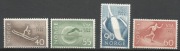 Norwegia 1966 Mi 537-540 skoki narciarskie sport**czyste
