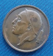 Moneta Belgia 50 centymów 1977 górnik