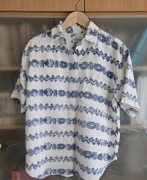 Koszula letnia krótkie rękawy, bawełna, wzory etno, M, marka Angelique