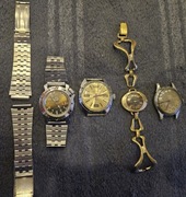 4 x zegarek radziecki ZSRR Wostok Poljot Sława Slava