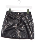 mini winylowa spódnica z 5 kieszeniami czarna  TOPSHOP MOTO r. 38 M