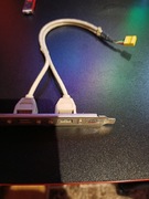 Kabel przejście na USB x2