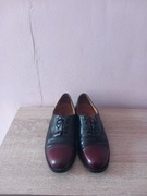 Buty damskie czarno / czerwone roz. 37 wymiary opis