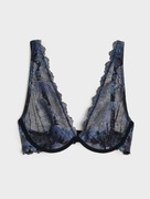 Biustonosz koronkowy miękki z brokatem Sinsay r. 85 D