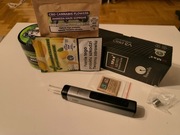 X-Max V3 Pro Titanium Glass Silver Waporyzator Mega zestaw na start