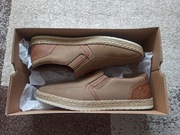 Półbuty mokasyny espadryle męskie Rieker B5273-64 r. 39.