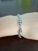 Bransoletka z motywem krzyży - Goth / Y2K /Cyber