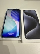 Apple Iphone 15pro niebieski 256GB komplet super stan, gratis etui,