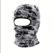 Kominiarka / Maskująca balaclava – czarno-czerwona