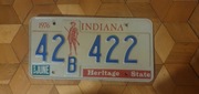 Indiana tablica rejestracyjna usa oryginal